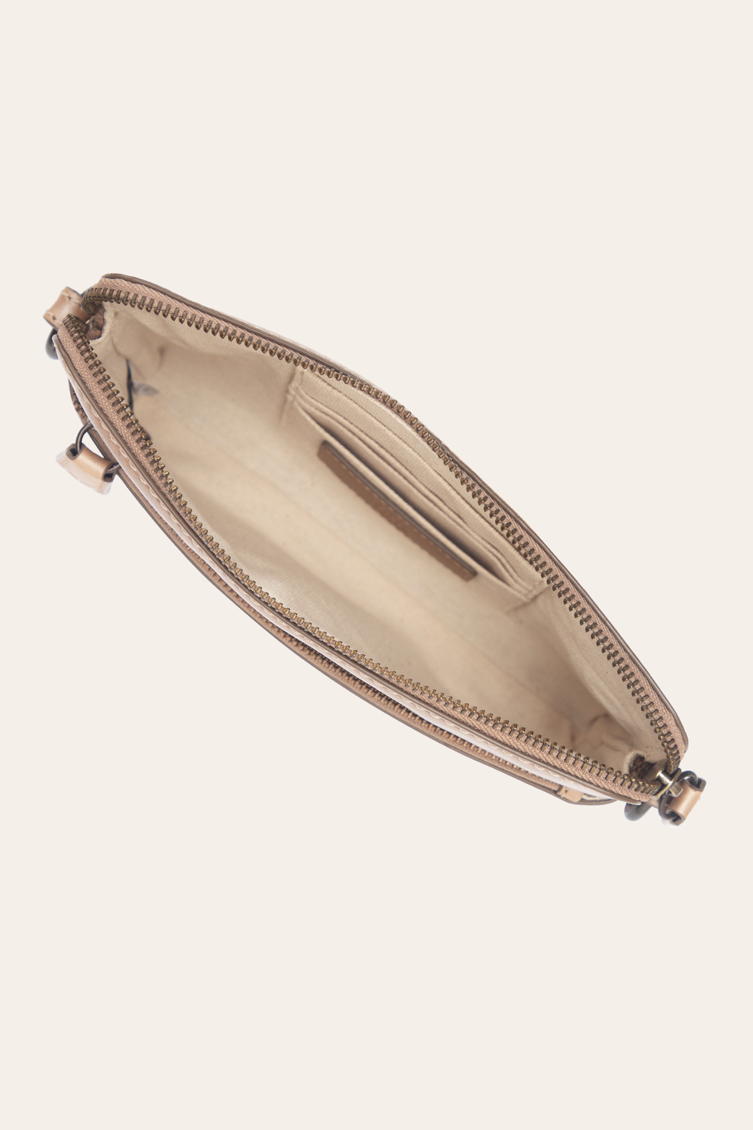 Light Bronze Melissa Crossbody Wristlet | Frye Light Bronze