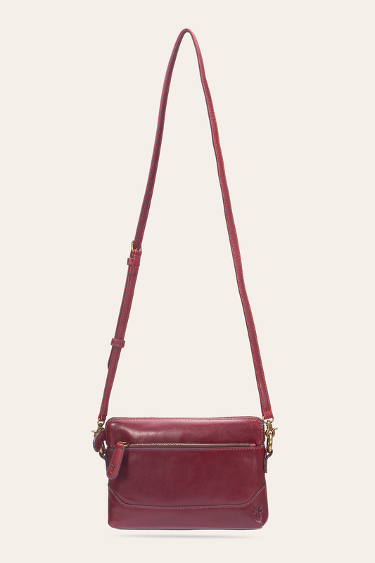 Berry Lacquer Melissa Crossbody Wristlet | Frye Berry Lacquer