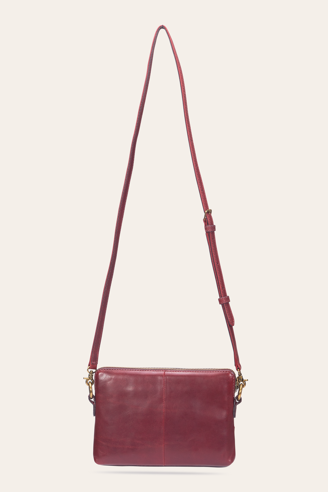 Berry Lacquer Melissa Crossbody Wristlet | Frye Berry Lacquer