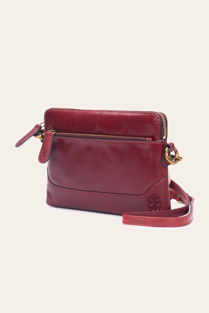 Berry Lacquer Melissa Crossbody Wristlet | Frye Berry Lacquer