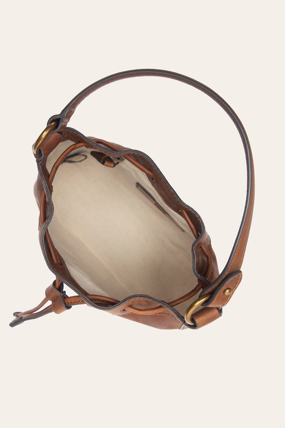 Cognac Melissa Convertible Bucket | Frye Cognac