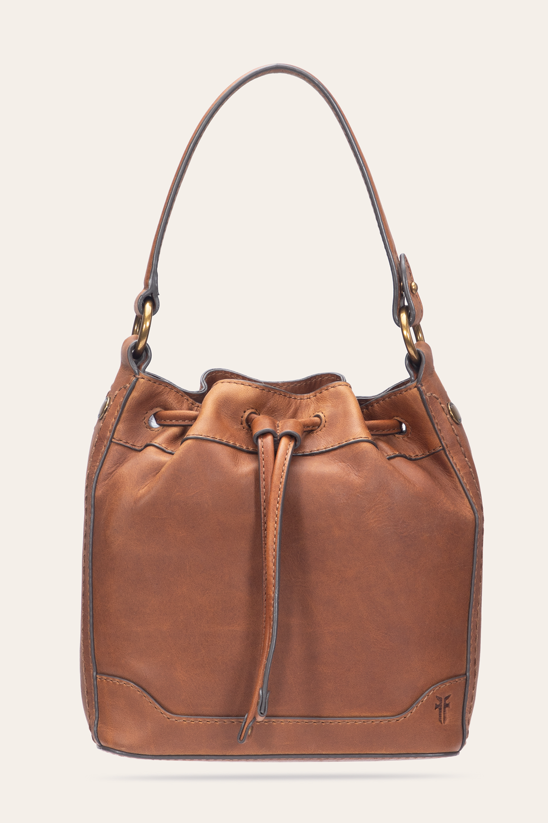 Cognac Melissa Convertible Bucket | Frye Cognac