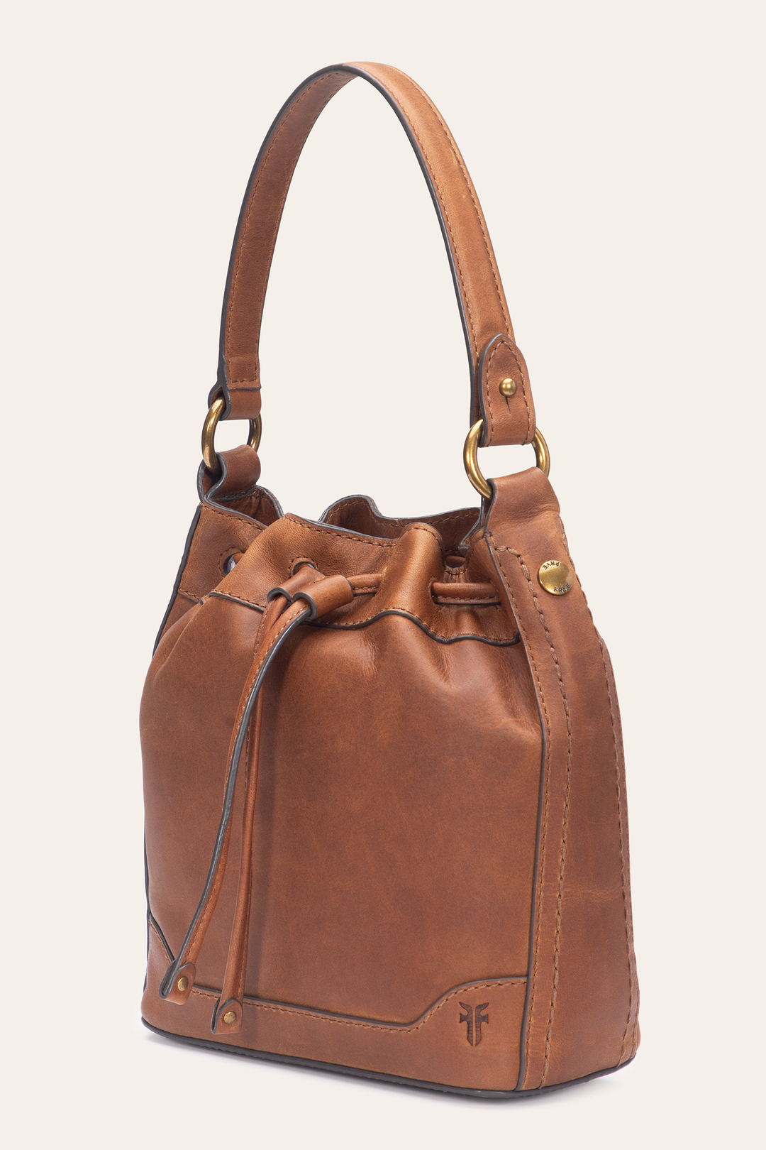 Cognac Melissa Convertible Bucket | Frye Cognac