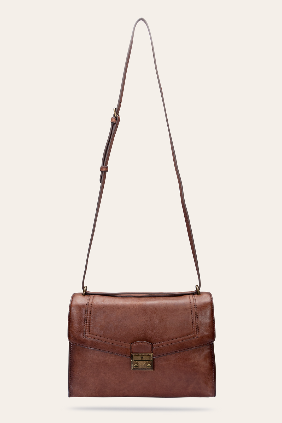 Alex Cognac Flap Shoulder | Frye Cognac