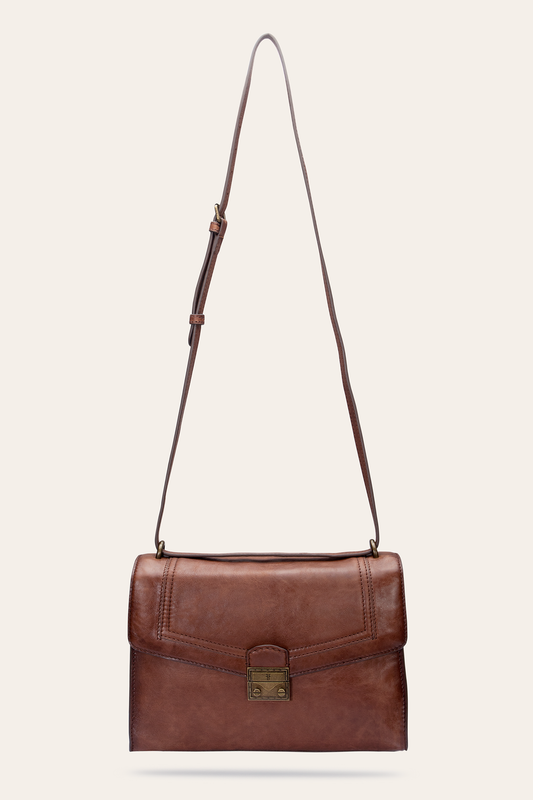 Alex Cognac Flap Shoulder | Frye Cognac