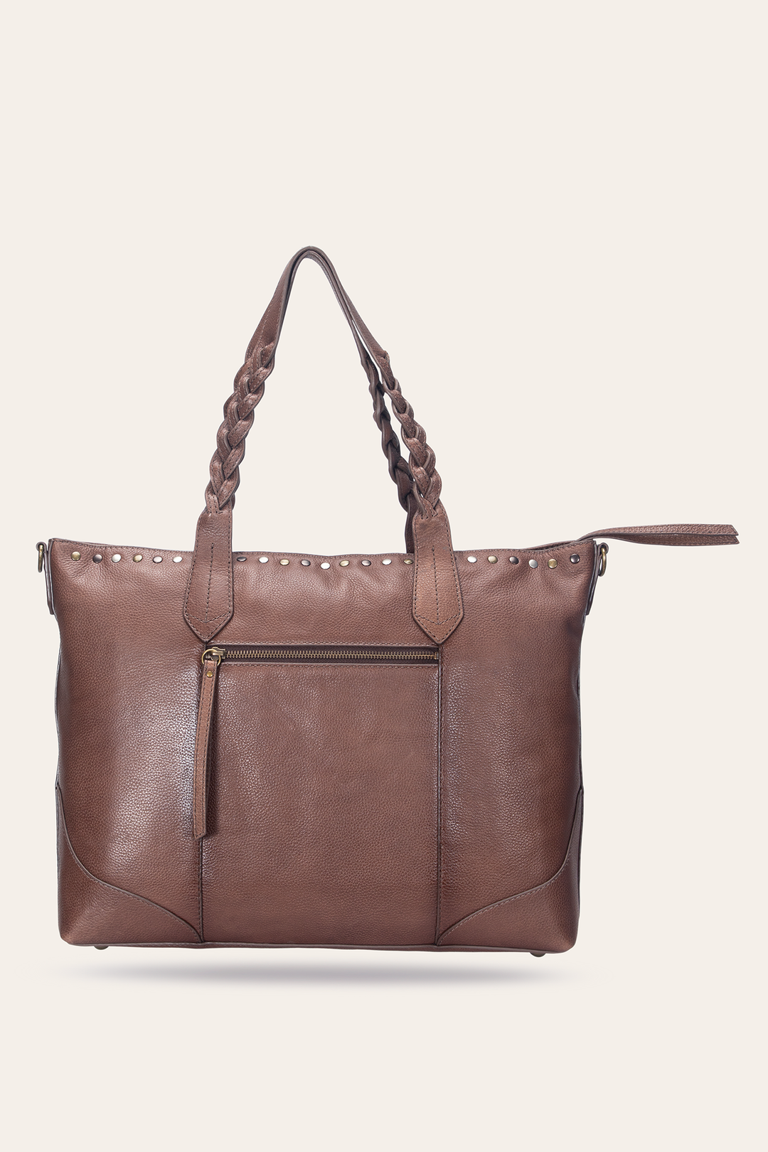 Soraya Dark Brown Shopper | Frye Dark Brown