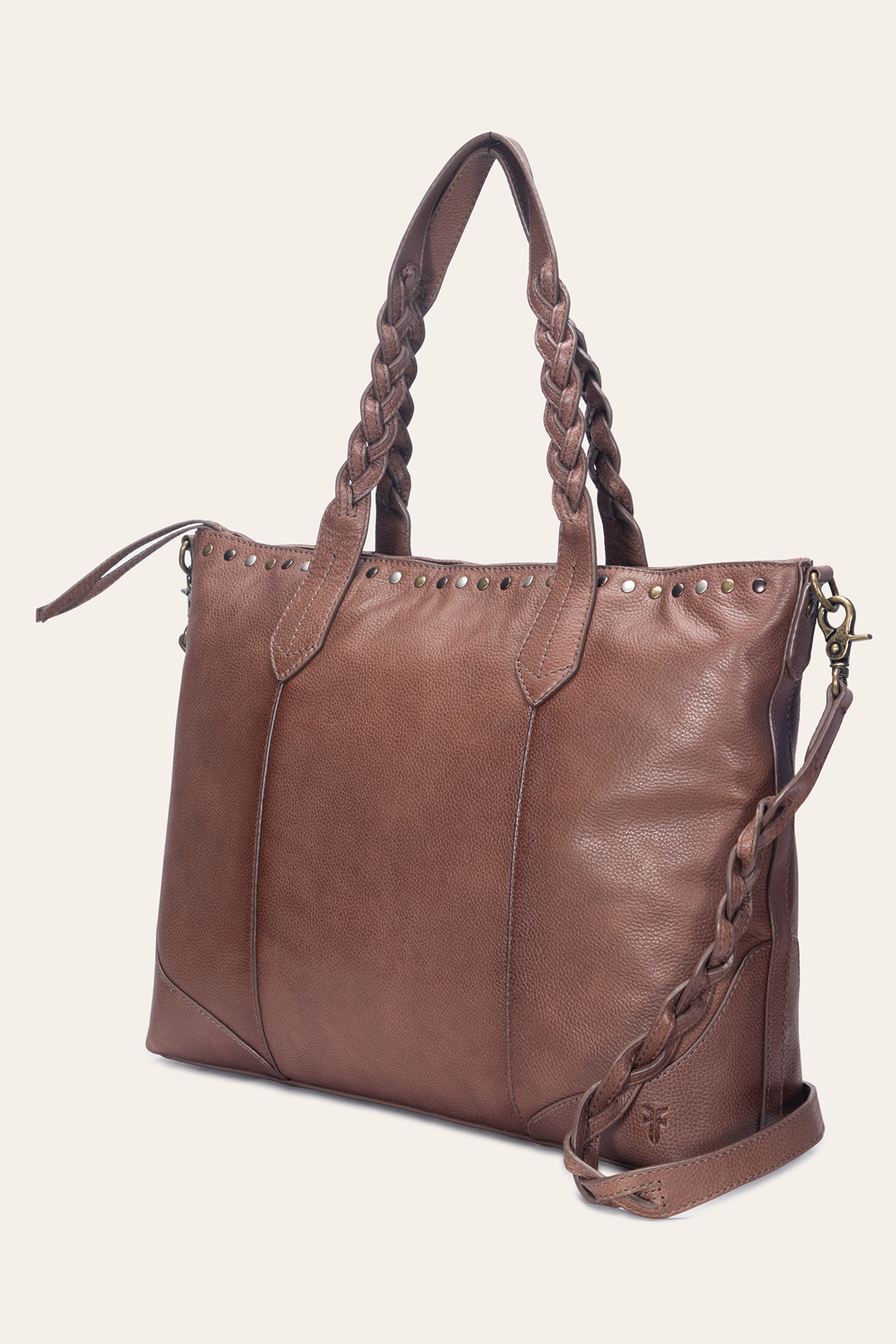 Soraya Dark Brown Shopper | Frye Dark Brown