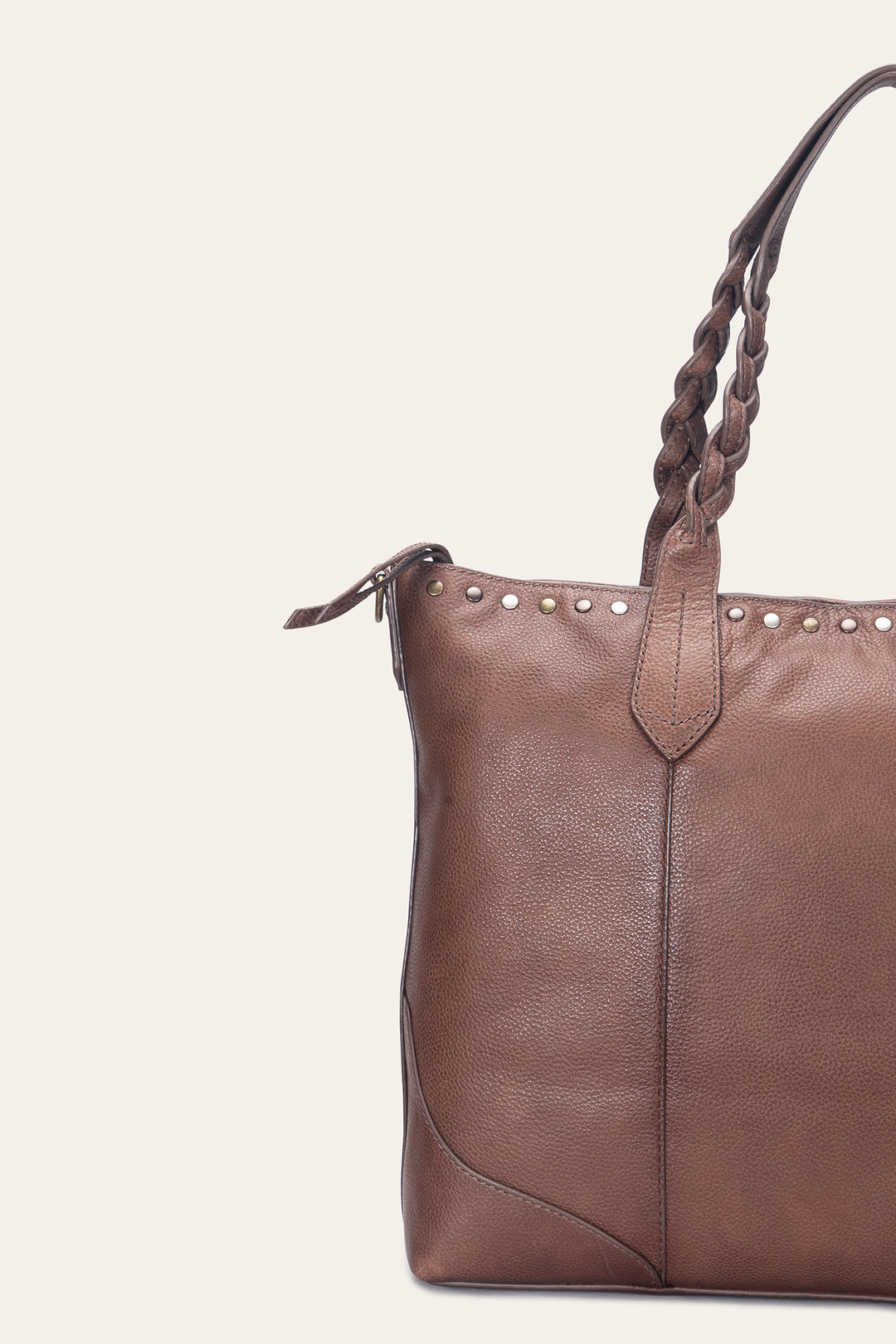 Soraya Dark Brown Shopper | Frye Dark Brown