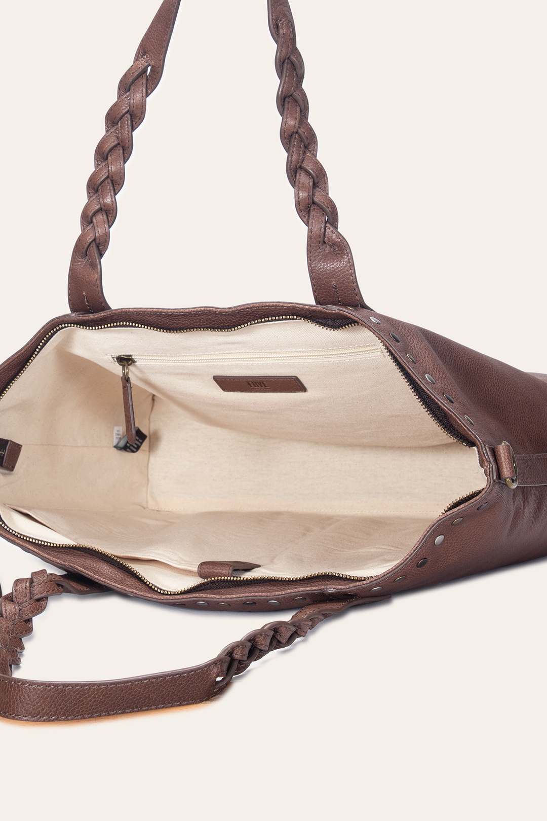 Soraya Dark Brown Shopper | Frye Dark Brown