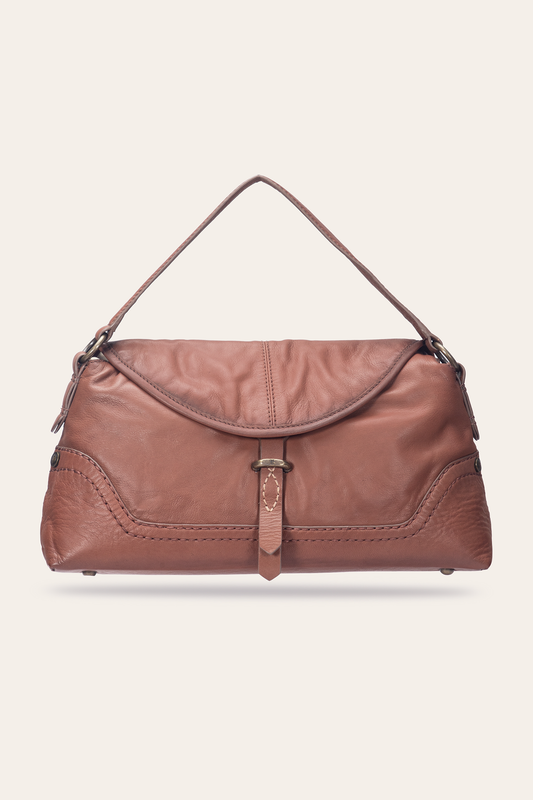 Campus Cognac Shoulder | Frye Cognac