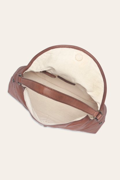 Campus Cognac Shoulder | Frye Cognac