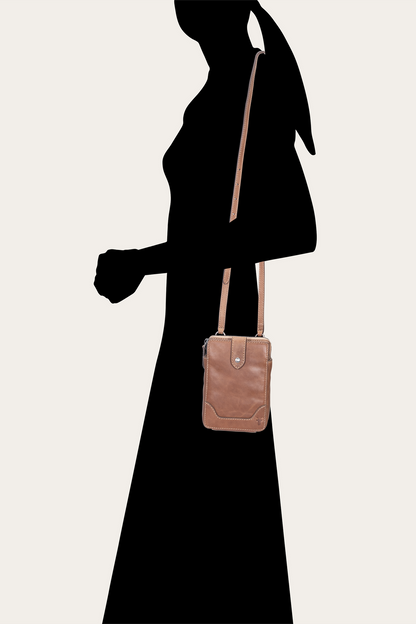 Melissa Beige Phone Crossbody | Frye Beige