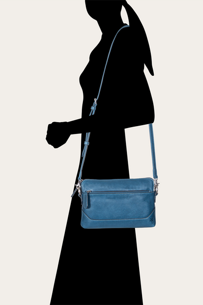 Melissa Steel Crossbody Wristlet | Frye Steel