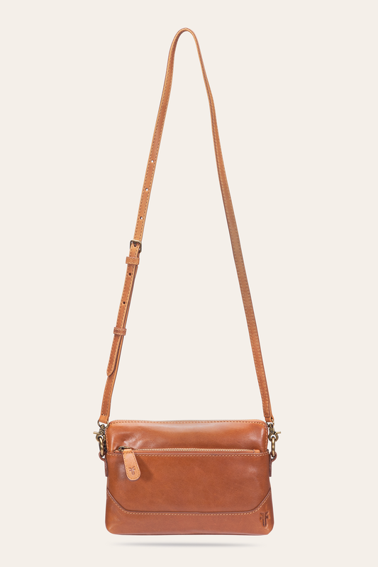 Melissa Burnt Terracotta Crossbody Wristlet | Frye Burnt Terracotta