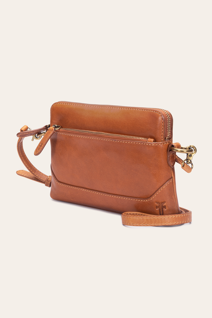 Melissa Burnt Terracotta Crossbody Wristlet | Frye Burnt Terracotta