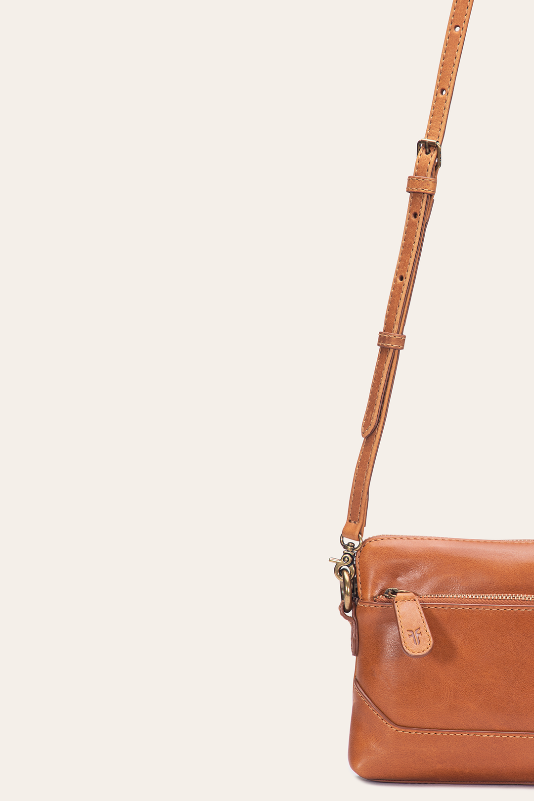 Melissa Burnt Terracotta Crossbody Wristlet | Frye Burnt Terracotta