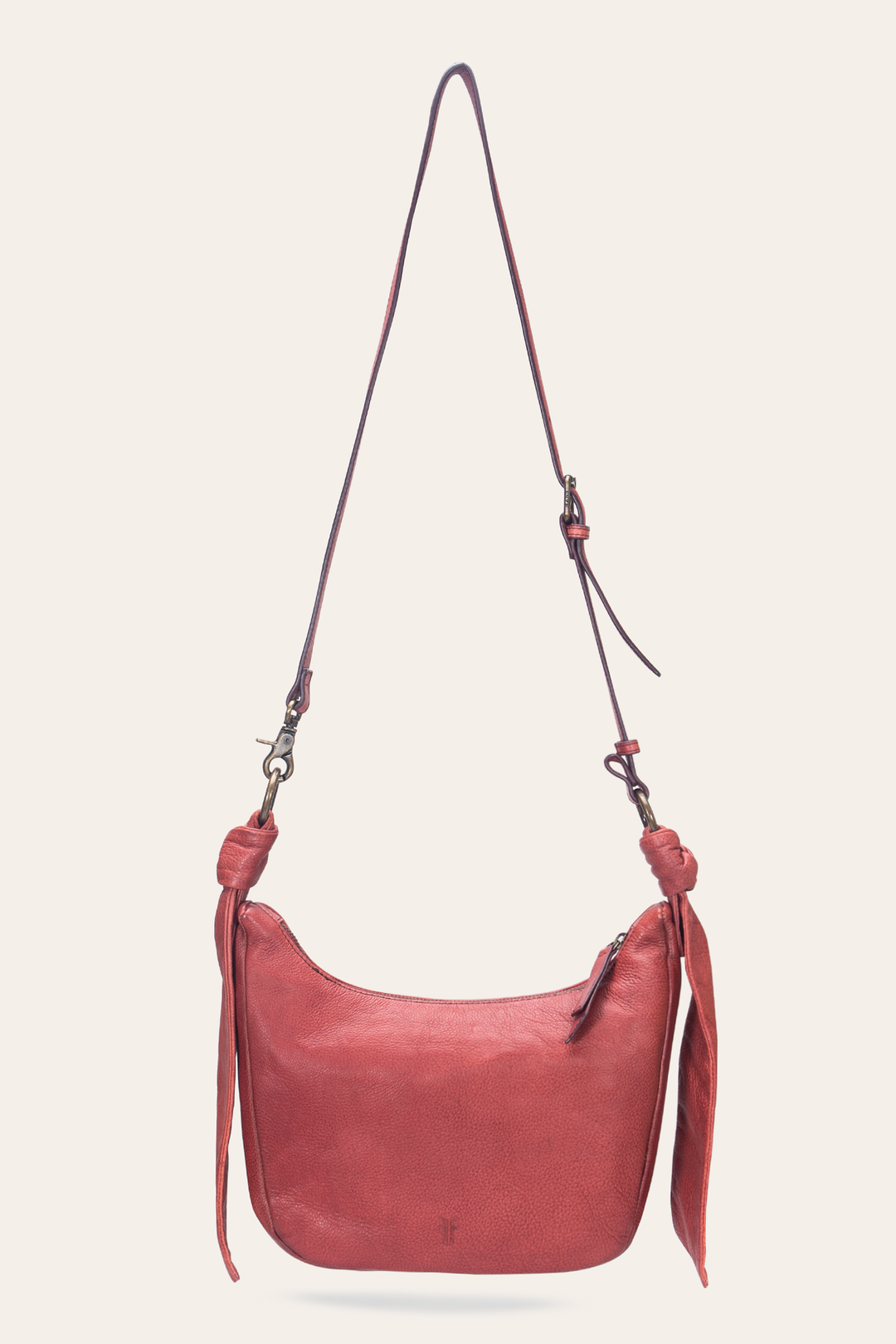 Nora Knotted Crossbody in Burgundy | Frye Burgundy