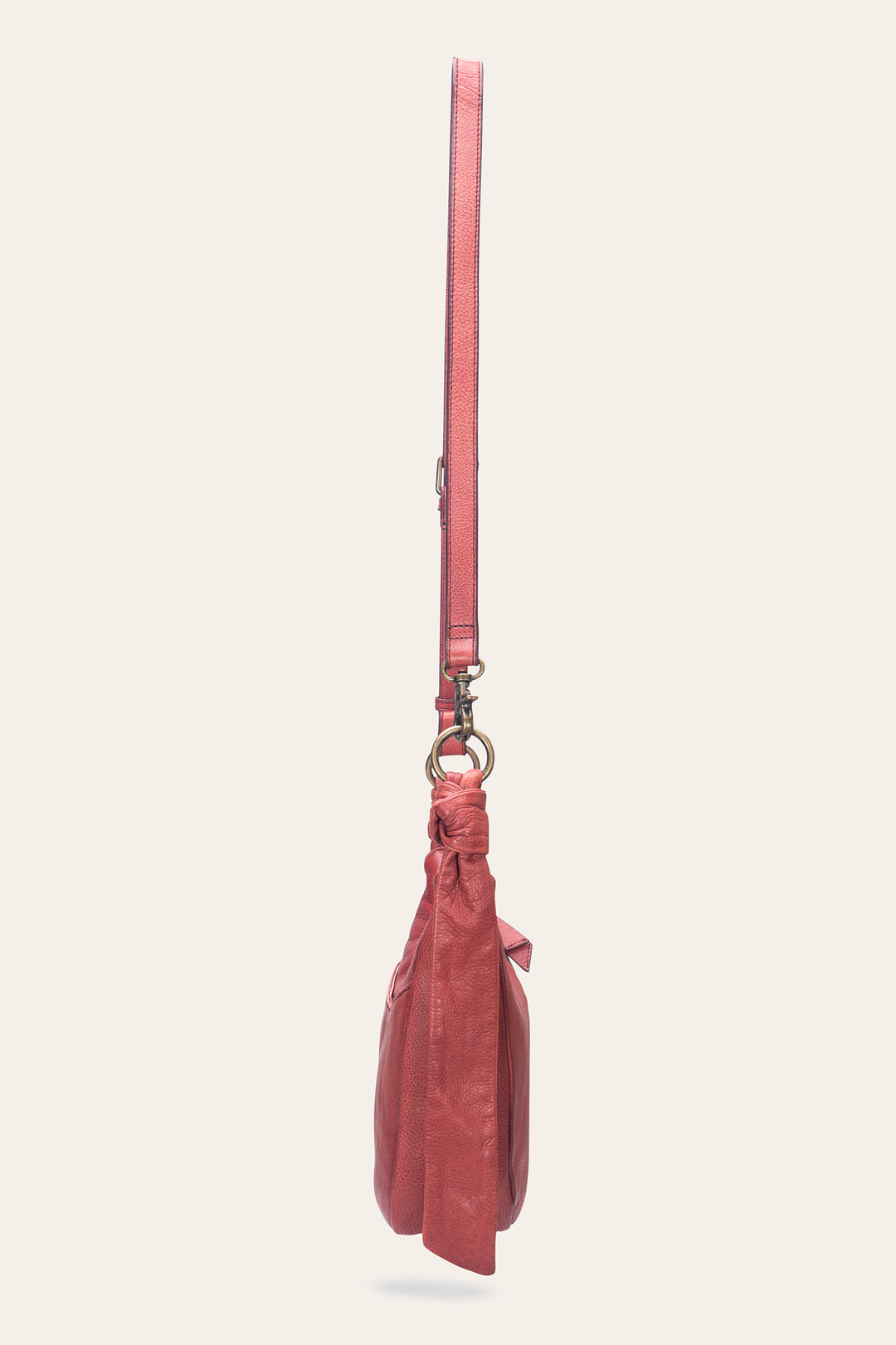 Nora Knotted Crossbody in Burgundy | Frye Burgundy