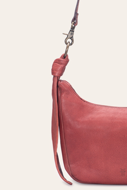 Nora Knotted Crossbody in Burgundy | Frye Burgundy