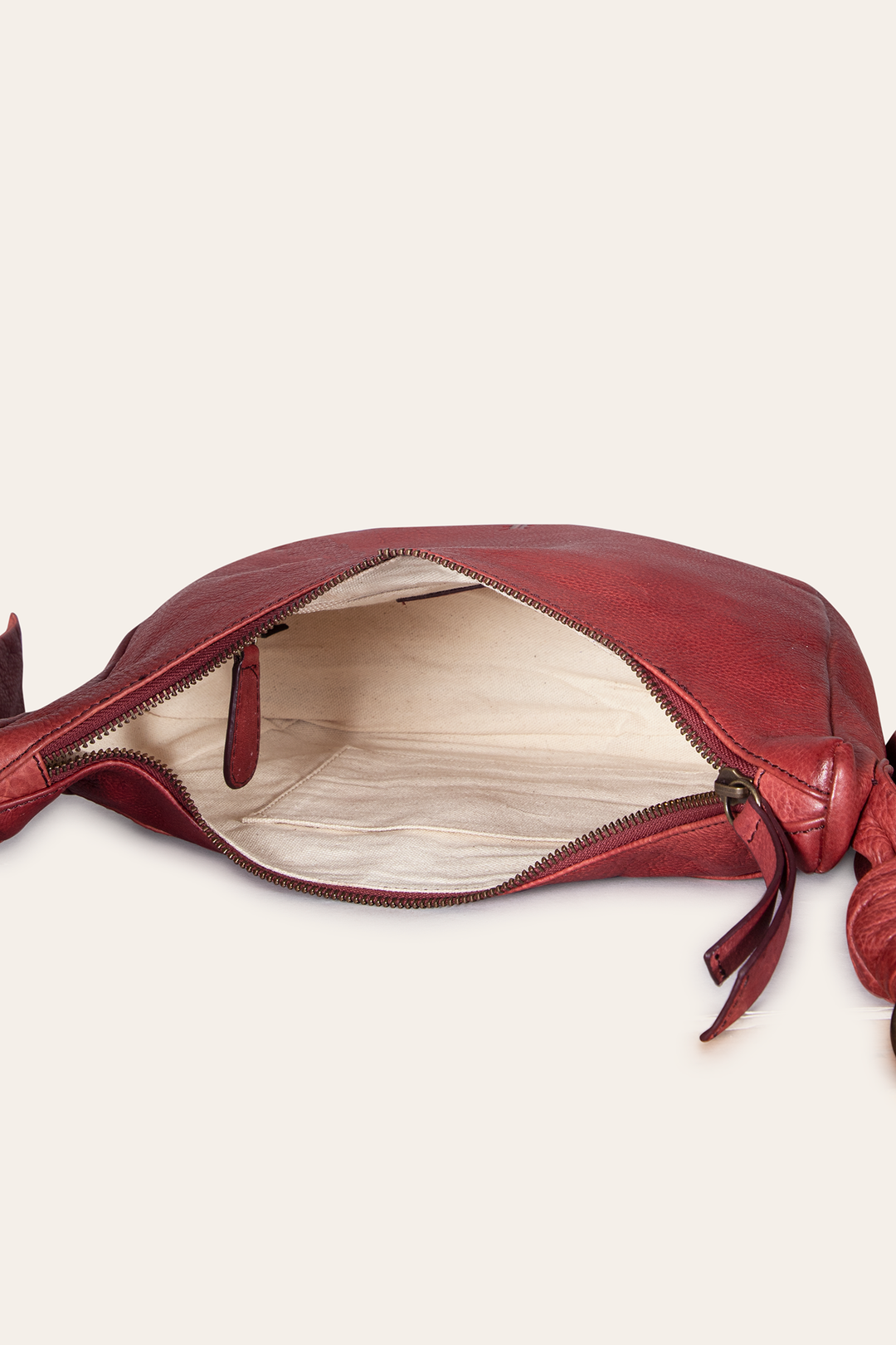 Nora Knotted Crossbody in Burgundy | Frye Burgundy