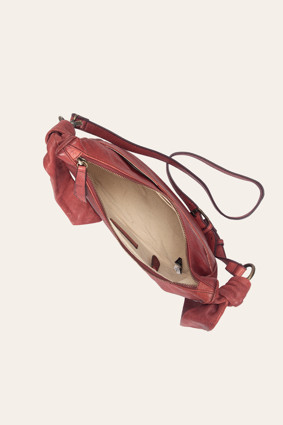 Nora Knotted Crossbody in Burgundy | Frye Burgundy