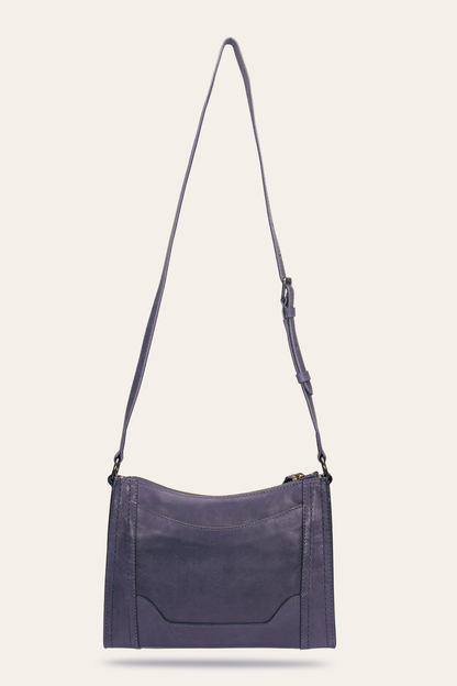 Melissa Eggplant Zip Crossbody | Frye Eggplant