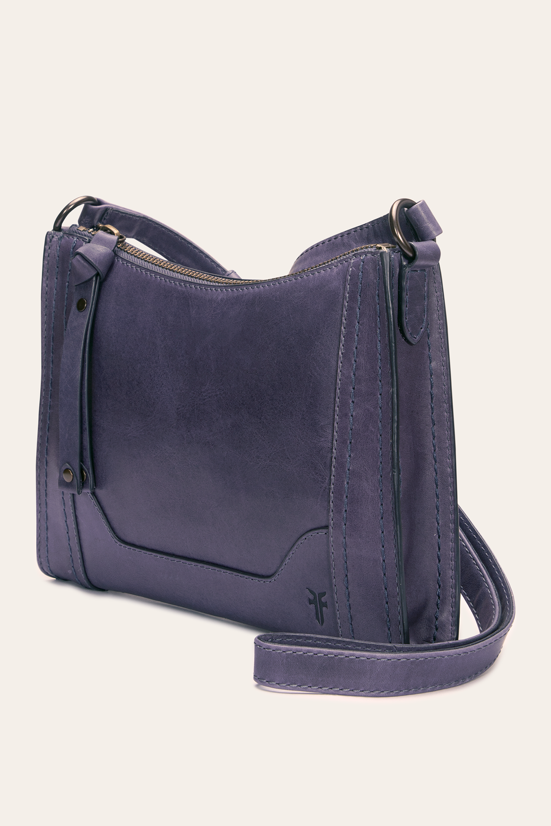 Melissa Eggplant Zip Crossbody | Frye Eggplant