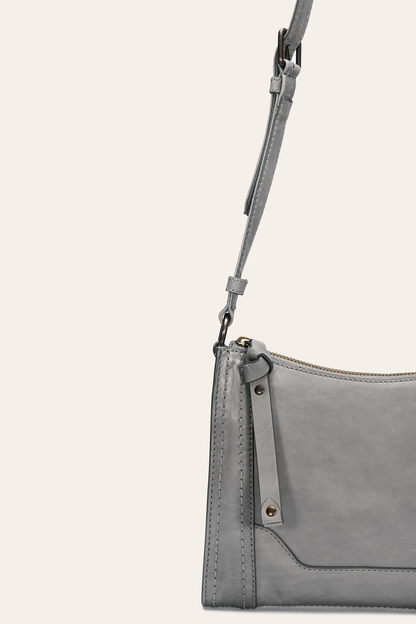 Melissa Zip Crossbody in Shadow | Frye Shadow