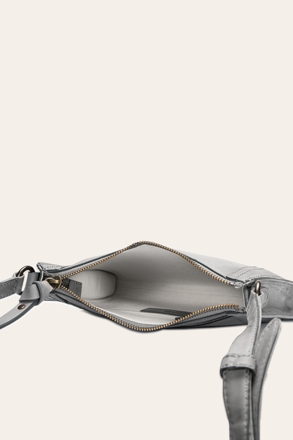 Melissa Zip Crossbody in Shadow | Frye Shadow