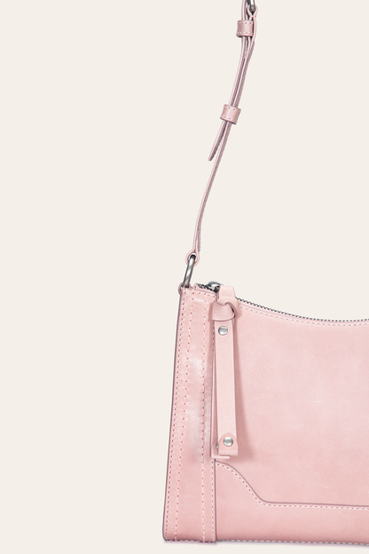 Melissa Zip Crossbody in Woodrose | Frye Woodrose