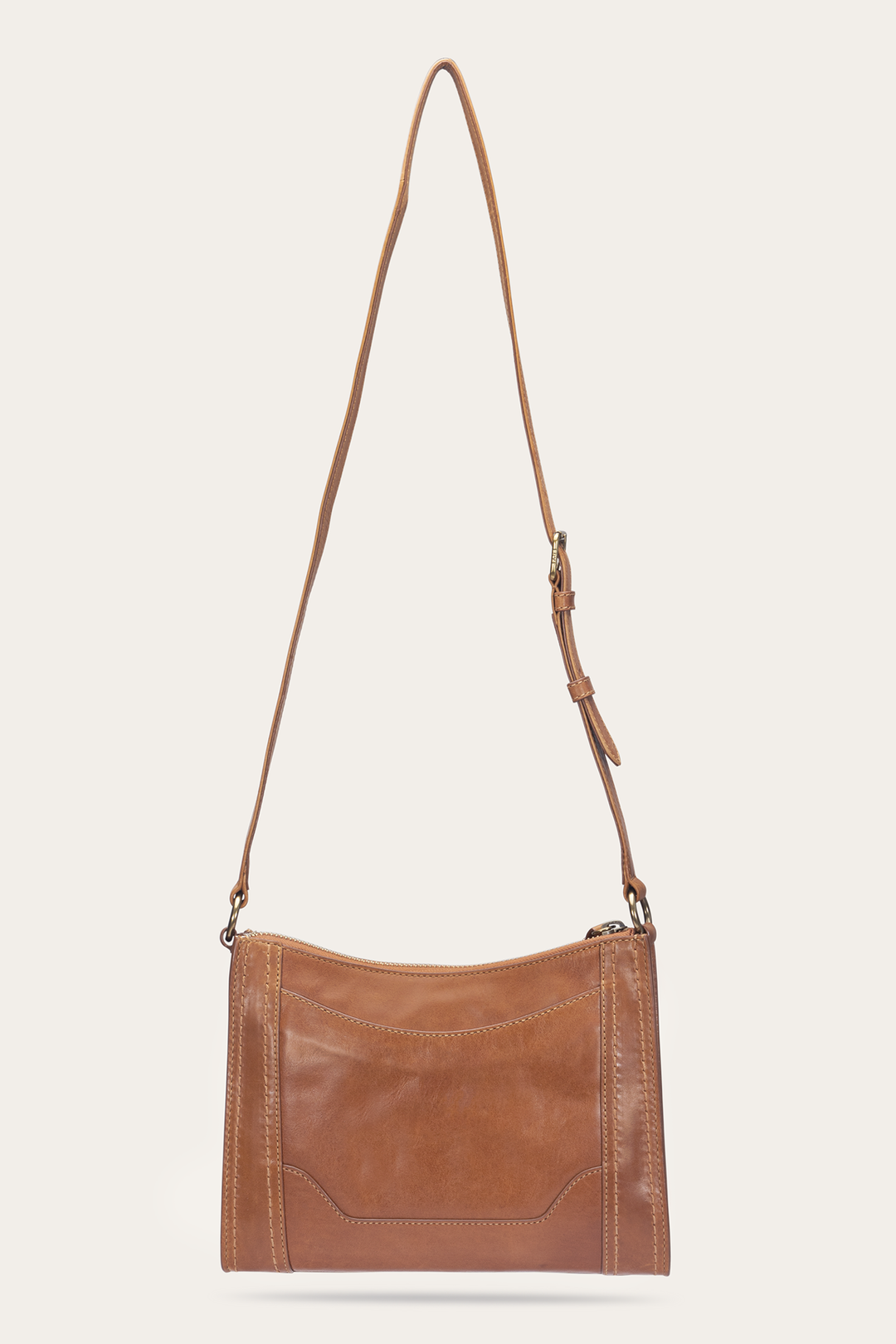 Melissa Zip Crossbody in Burnt Terracotta | Frye Burnt Terracotta