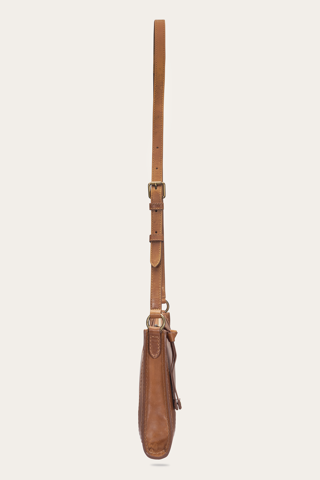 Melissa Zip Crossbody in Burnt Terracotta | Frye Burnt Terracotta
