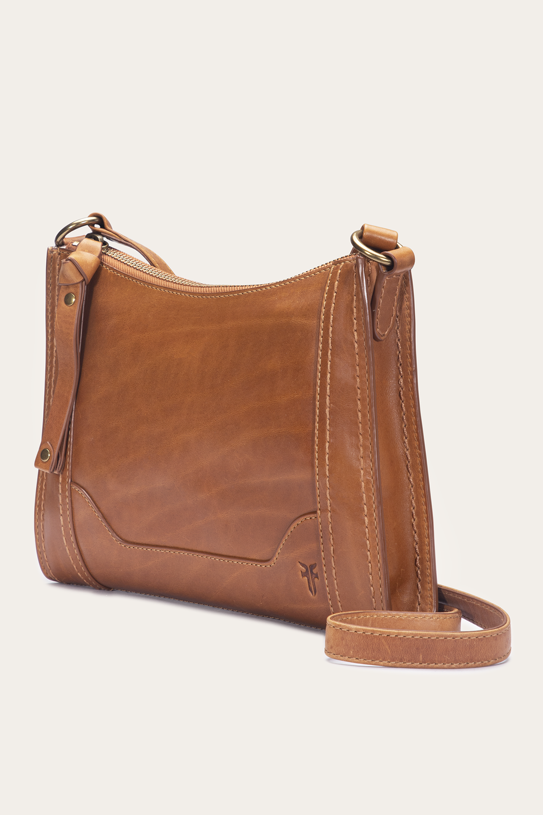 Melissa Zip Crossbody in Burnt Terracotta | Frye Burnt Terracotta