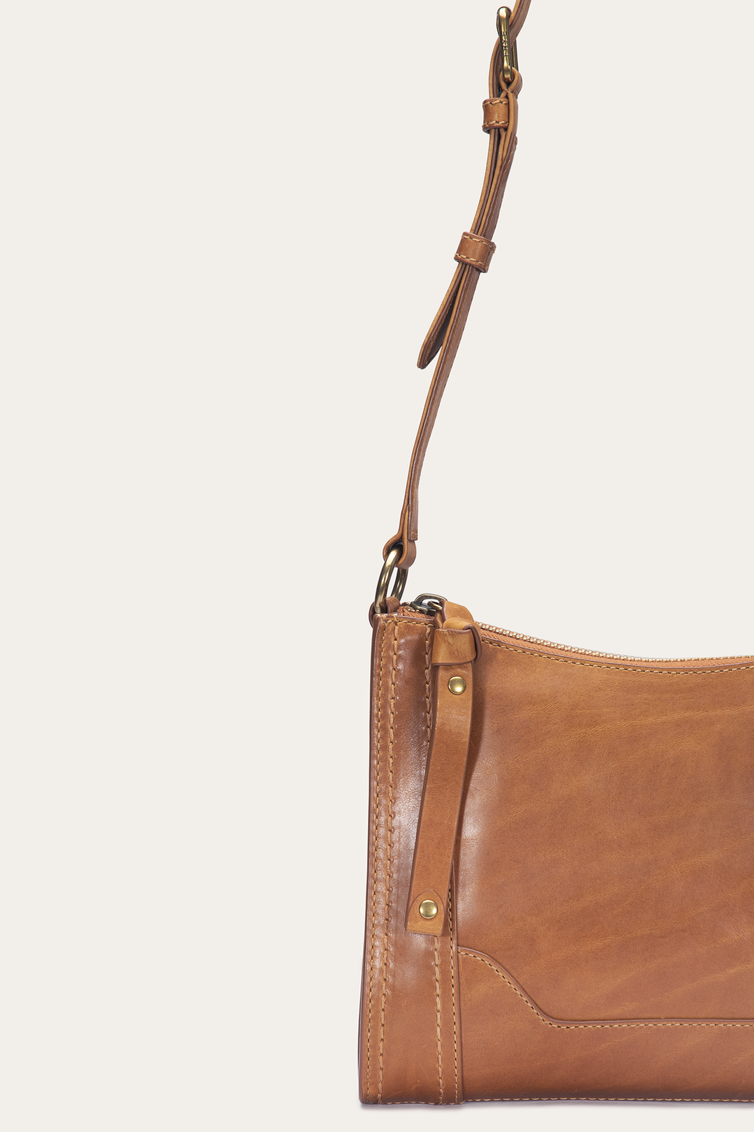 Melissa Zip Crossbody in Burnt Terracotta | Frye Burnt Terracotta