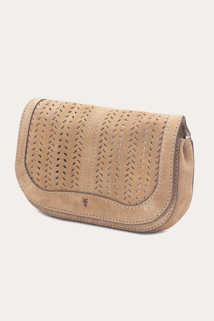 Stella Suede Wallet Crossbody in Beige | Frye Beige