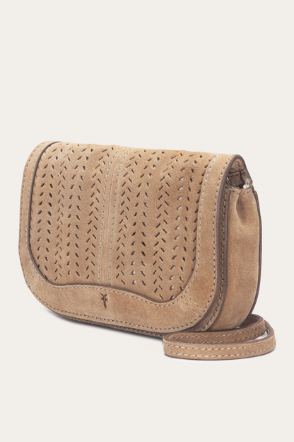 Stella Suede Wallet Crossbody in Beige | Frye Beige