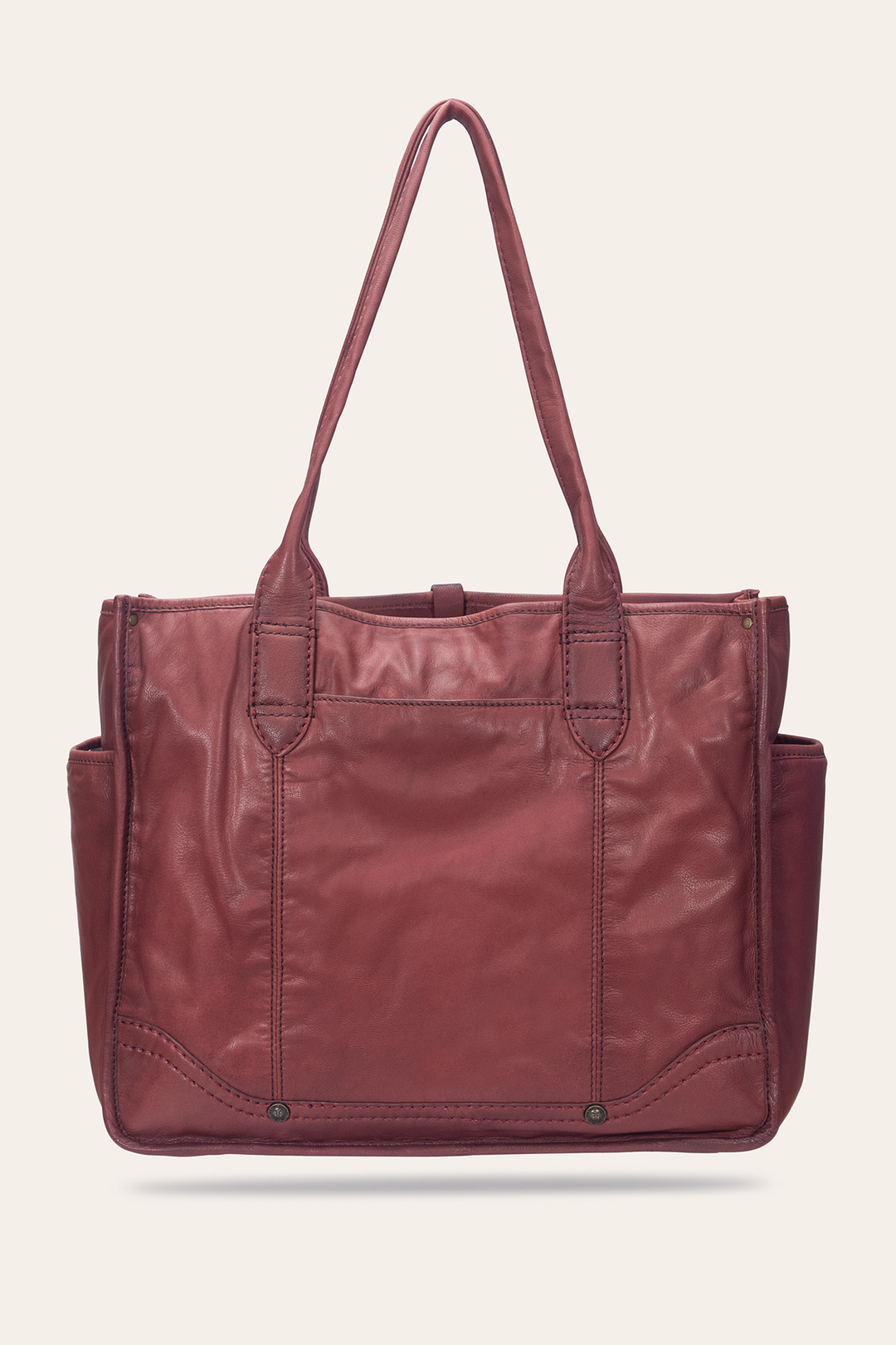 Campus Burgundy Tote | Frye Burgundy