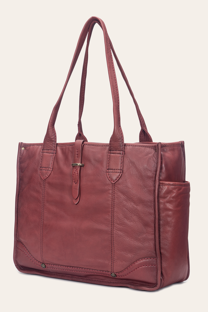 Campus Burgundy Tote | Frye Burgundy