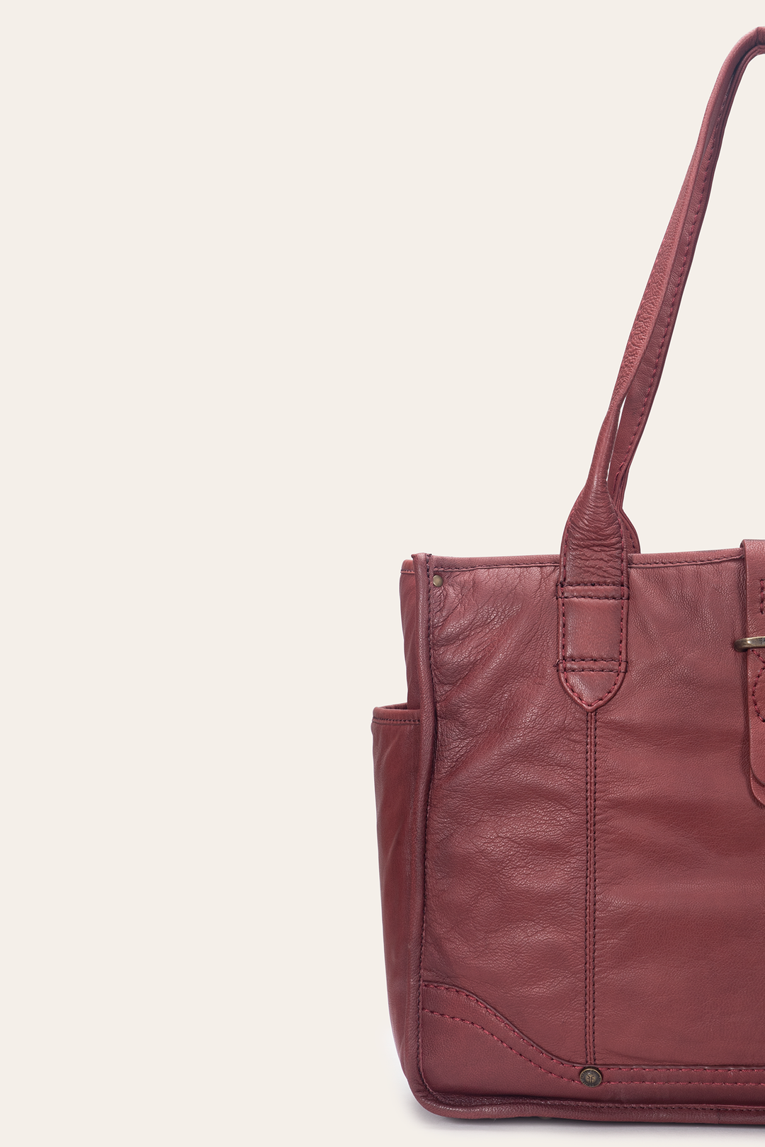 Campus Burgundy Tote | Frye Burgundy