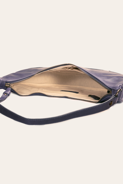 Melissa Crescent Hobo in Eggplant | Frye Eggplant