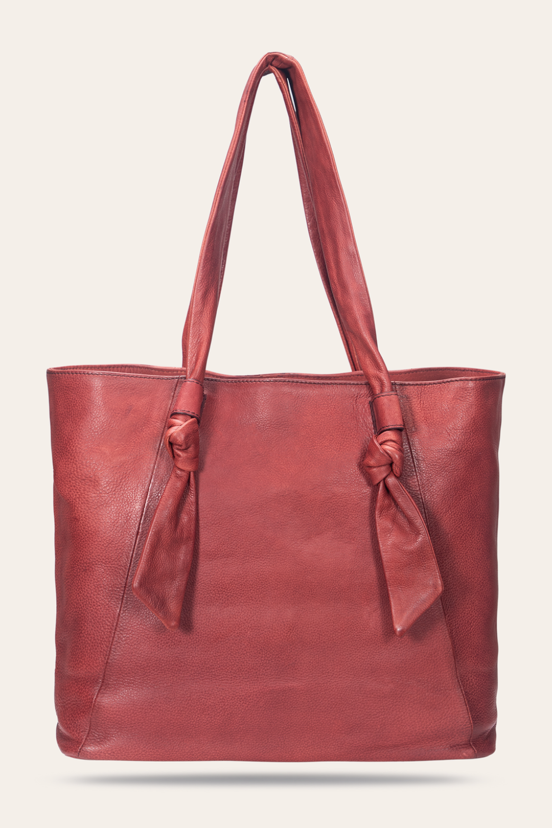 Nora Knotted Tote in Burgundy | Frye Burgundy
