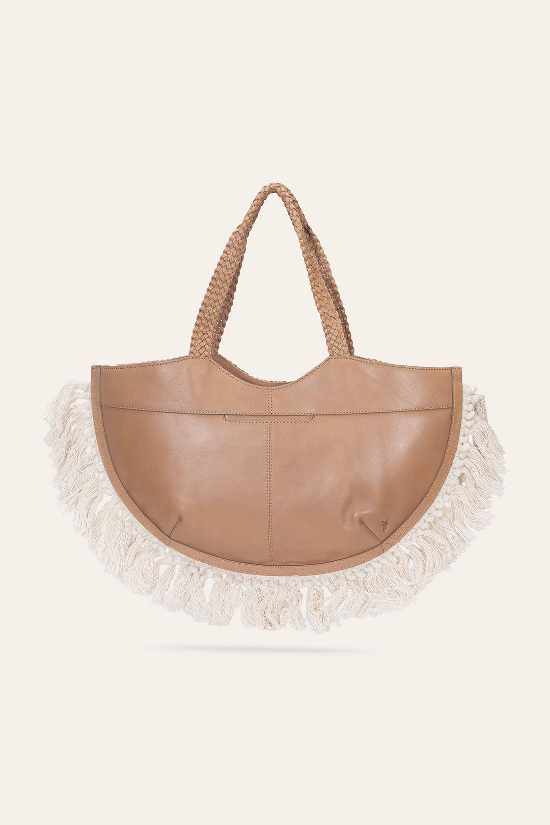 Women's Ella Tassel Tote Bag in Beige | Frye Beige
