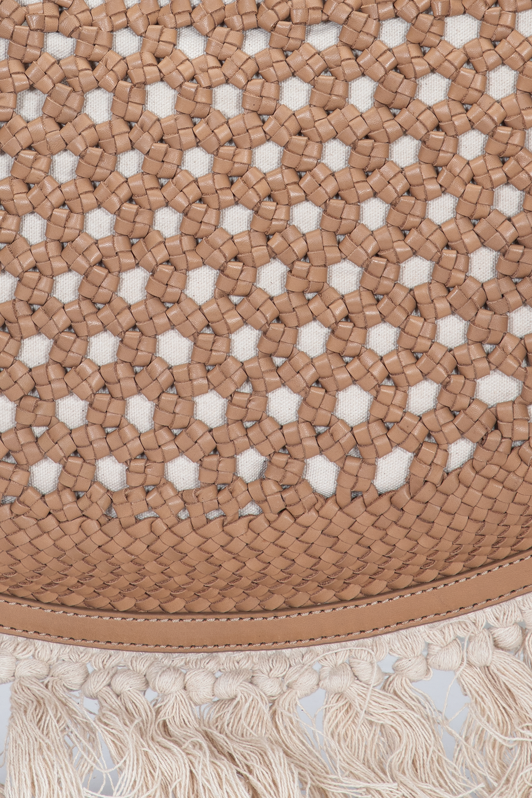 Women's Ella Tassel Tote Bag in Beige | Frye Beige