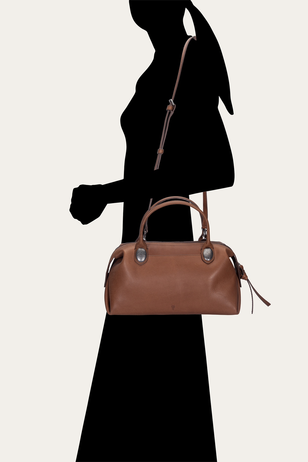 Women's Cheyenne Small Satchel Bag (Cognac) | Frye Cognac