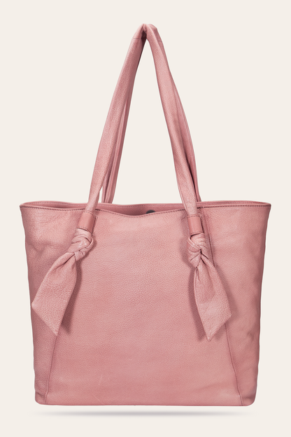 Women's Nora Knotted Tote Bag (Woodrose) | Frye Woodrose