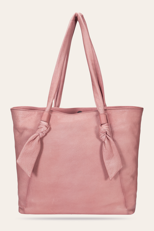 Women's Nora Knotted Tote Bag (Woodrose) | Frye Woodrose