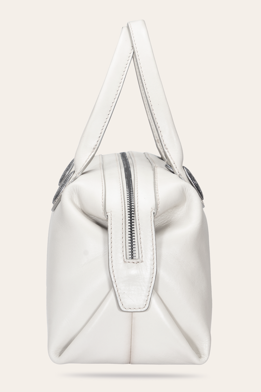 Women's Cheyenne Small Satchel Bag (Oat) | Frye Oat