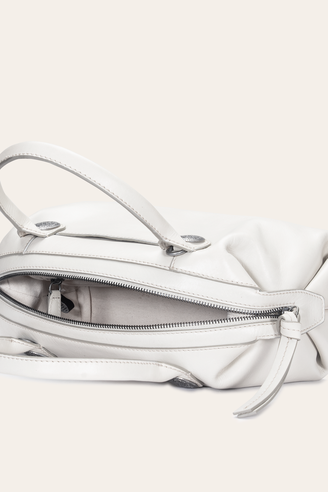 Women's Cheyenne Small Satchel Bag (Oat) | Frye Oat