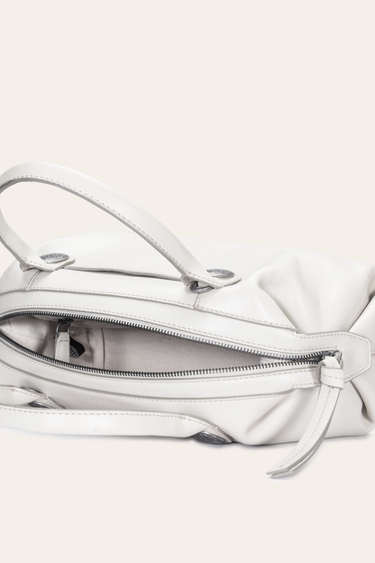 Women's Cheyenne Small Satchel Bag (Oat) | Frye Oat