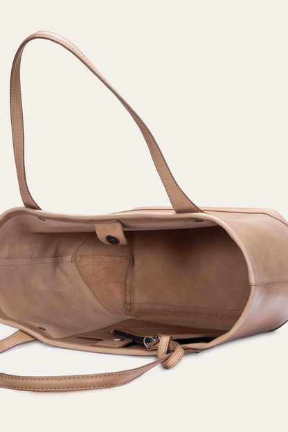 Kenzie Beige Tote | Frye Beige
